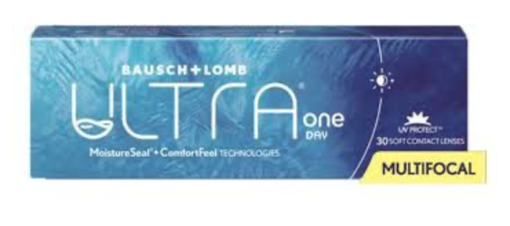 Ultra One Day Mutifocal Contact Lenses Box 30 Lenses